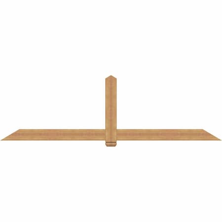 Ekena Millwork Eugene Timber Gable Bracket, Western Red Cedar, 108"W x 31 1/2"H x 1 1/2"D x 5 1/2"F, 7/12 Pitch GBW108X31X0206EUG00SWR